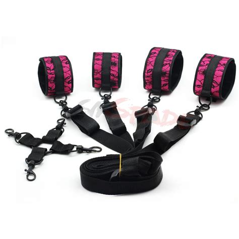 multifunctional bondage underbed restraints kit erotic sex restraint kit sexy hog tie restraints