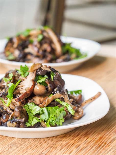 Vegan Mushroom Stir Fry Side Dish Recipe Gluten Free