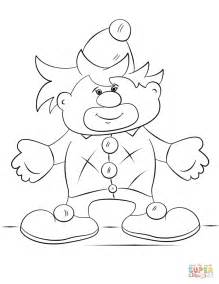 604 x 1024 jpeg 66 кб. Cartoon Clown coloring page | Free Printable Coloring Pages