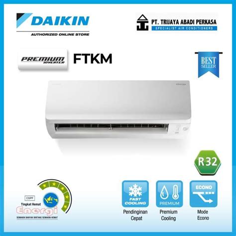 Jual Daikin Ftkm Ssv Ac Split Pk Premium Inverter R Hanya Unit