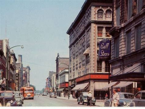 Walnut Street Muncie Indiana 1950s Historical Photos Muncie Photo