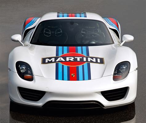 Porsche Range Trimmed In The Martini Racing Livery