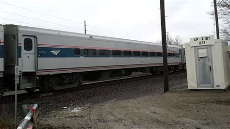 Amtrak 302 In Springfield Il Youtube