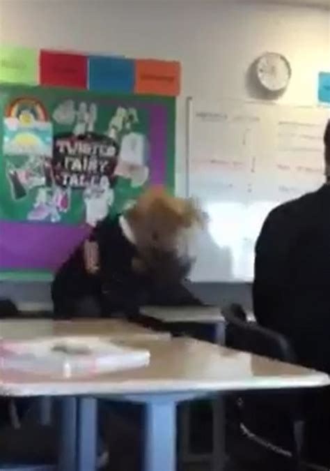Shocking Video Shared Showing Vicious Fight Between Schoolgirls In Scots Classroom Deadline News