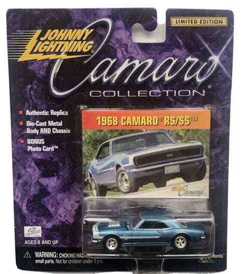 Johnny Lightning Camaro Collection 1968 Camaro Rsss Light Blue Limited