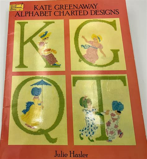 Kate Greenaway Alphabet Charted Counted Cross Stitch Designs Booklet