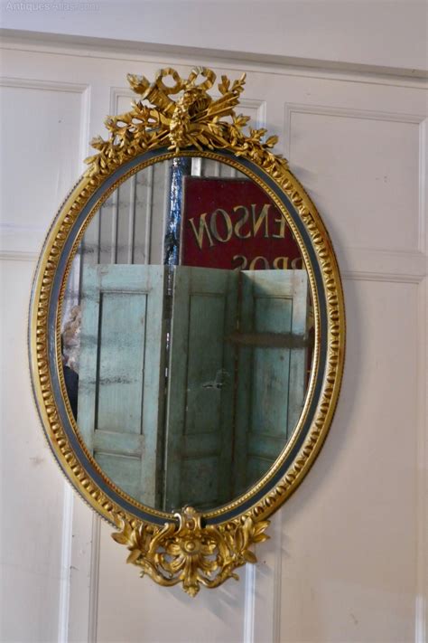 Antiques Atlas A Large French Rococo Oval Gilt Wall Mirror