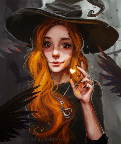 Spooky Digital Paintings For A Scary Halloween Fantasy Witch