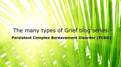 Persistent Complex Bereavement Disorder Grief Counseling Seattle