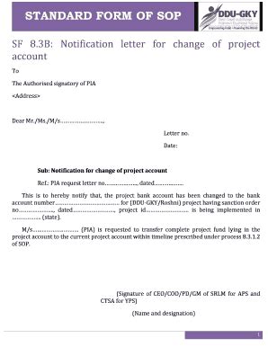 bank account signature change letter notifying bank