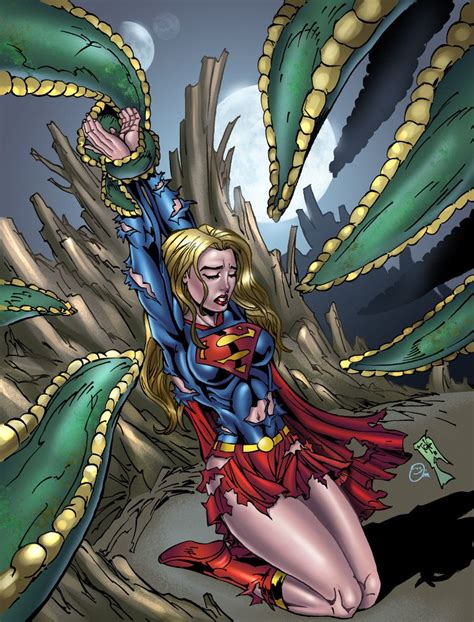 Tentacled 3 Supergirl By Andrewr255 On Deviantart Power Girl