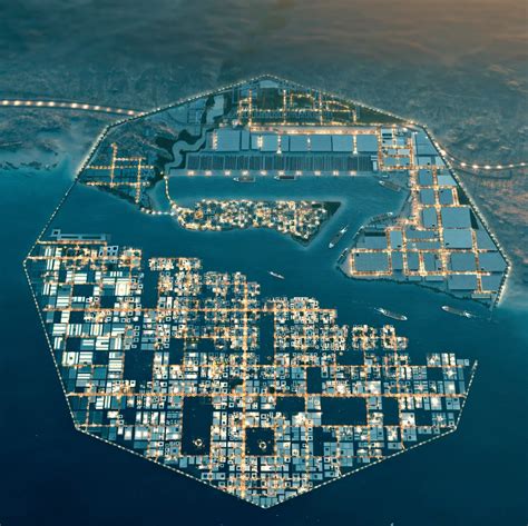 Saudi Arabia Unveils Plans For Octagonal Floating Port City In Neom