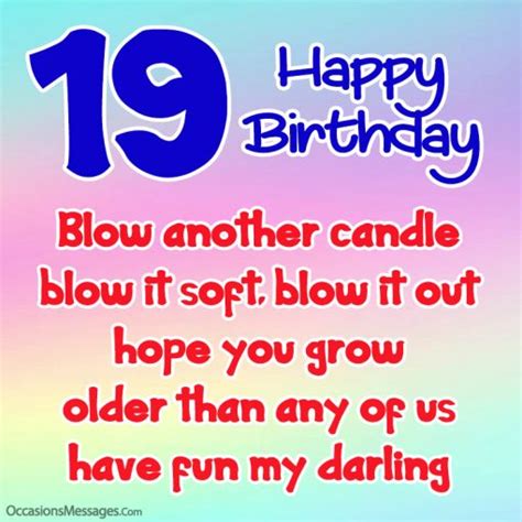 Happy 19th Birthday Wishes Messages And Greeting Cards