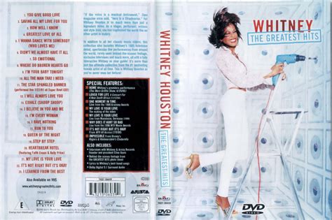 Jaquette Dvd De Whitney Houston The Greatest Hits Cinéma Passion