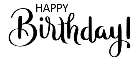 These happy birthday wishes will surely cheer them up and will make their heart warm at the same time. Happy Birthday In Cursive Illustrations, Royalty-Free ...