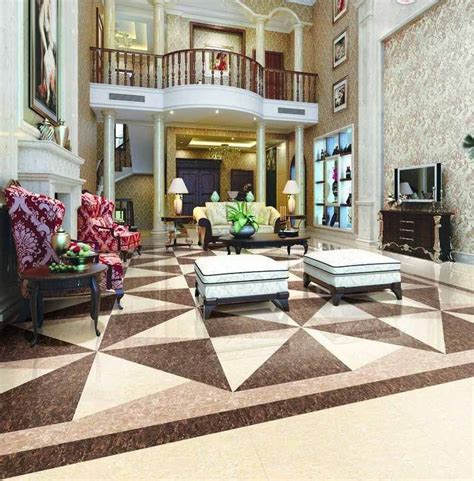 15 floor tile designs for the foyer. patterned marble floor design for luxury villa interior ...