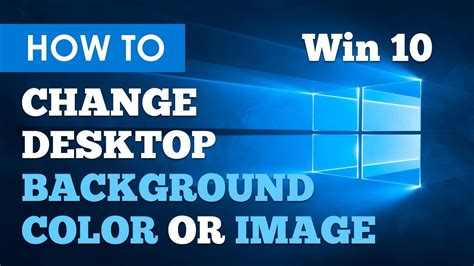 How To Change Desktop Background Color And Background Image Wallpaper