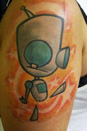 Featured image of post Invader Zim Gir Tattoo Like other nickelodeon properties characters and content from the animated television series invader zim have been licensed out to be used for toys clothing and various other merchandise