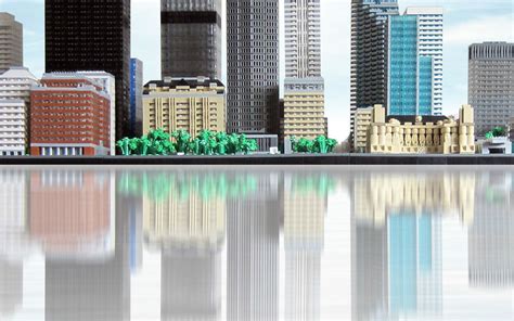 Is This Real Or A Lego Microscale Skyline All About The Bricks