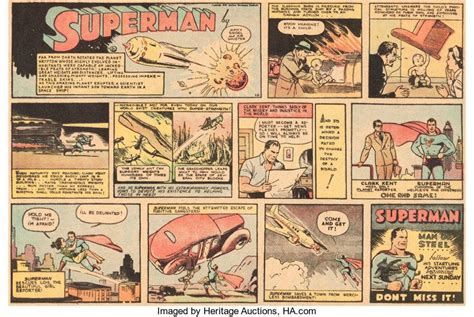 Superman Comic Strip Debuted File 770