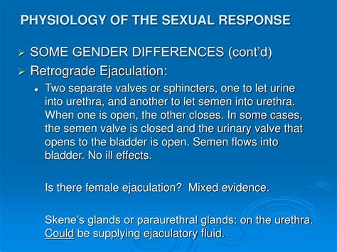 Ppt Physiology Of The Sexual Response Powerpoint Presentation Free