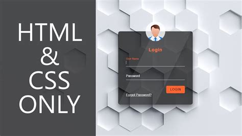 Transparent Login Form Html And Css Only