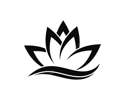 Icono De Plantilla De Logotipo De Diseño De Flores De Loto De Vector De