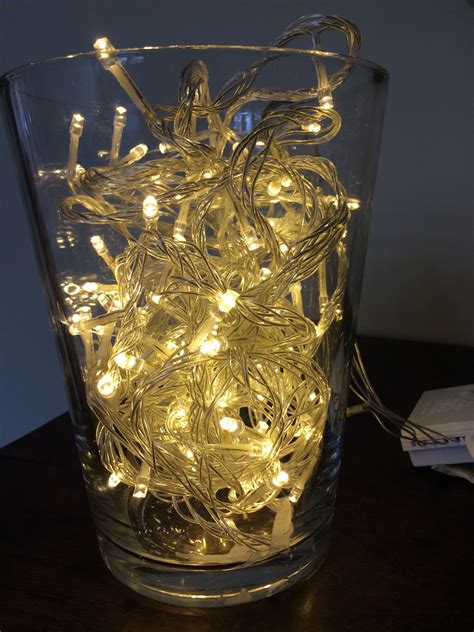A Vase Filled With Fairy Lights Can Be Very Effective Decorating