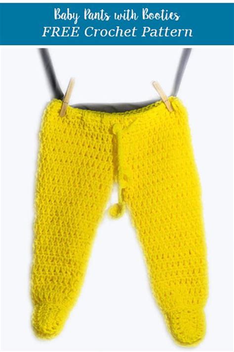 Crochet Footed Baby Pants