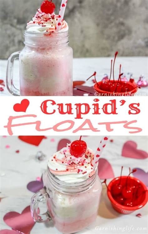 Cupids Floats Ice Cream Float Recipe Garnishing Life Recipe
