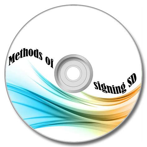 05 Methods Of Signing Cd Labels