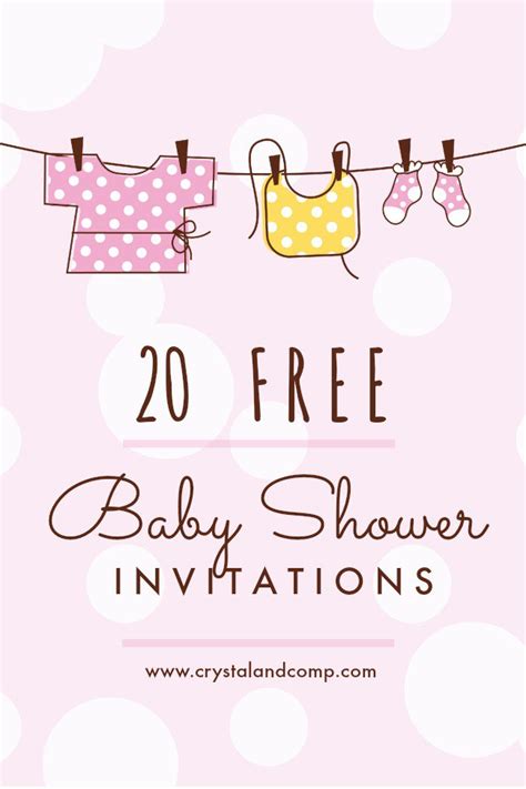 Free Printable Baby Shower Invitations For Girls