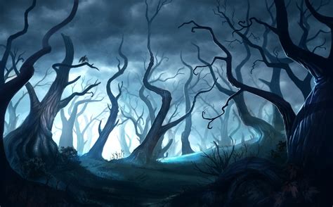 Forest Digital Wallpaper Fantasy Art Artwork Hd Wallpaper Wallpaper