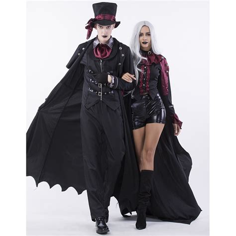 Gothic Adult Halloween Vampire Dressed To Kill Couple Costume N
