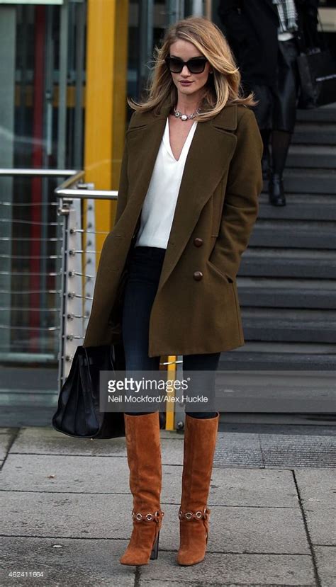 Rosie Huntington Whiteley Seen At The M S Offices On January 28 2015