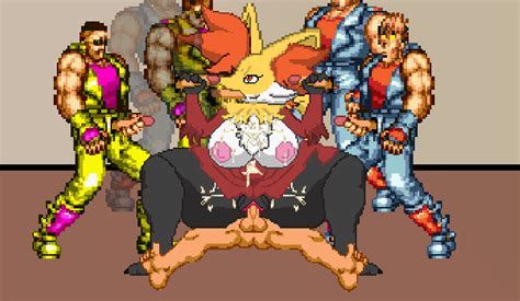 Rule 34 Animated Animation Anthro Delphox  Huge Breasts Human On Anthro Loop Mugen