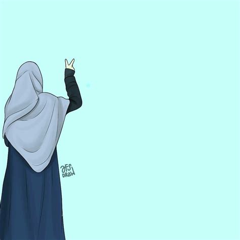 10 Ide Gambar Kartun Muslimah Hijab Syari My Red Gummi Bear