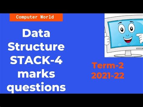 Practice Questions On Stack Class 12 Computer Science YouTube