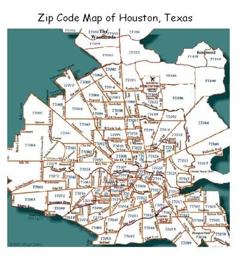 Zip Codes Houston Metro Area Map Free Download And Printable