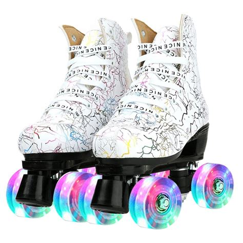Buy Milkyway Unisex Roller Skates Double Row Four Wheels High Top
