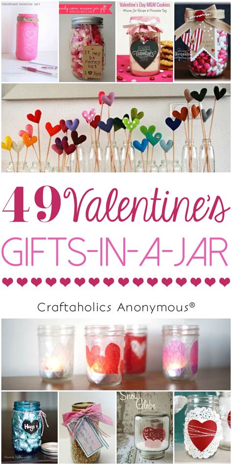 Craftaholics Anonymous Mason Jar Valentine With Free Printable