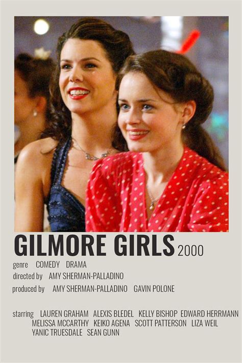 Stylish Gilmore Girls Poster