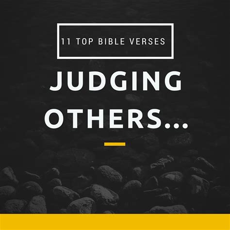 11 Top Bible Verses Judging Others Everyday Servant