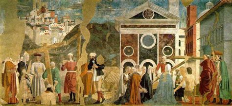 The Beautiful Frescos Of Piero Della Francesca In Arezzo Italy