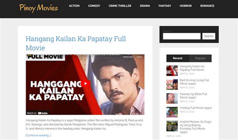 Review Of The Best Sites To Watch Pinoy Movies Online