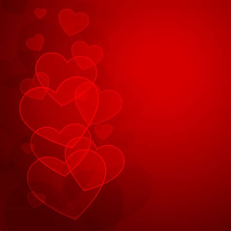 Hearts Background For Valentine Day Vector Design Illustration