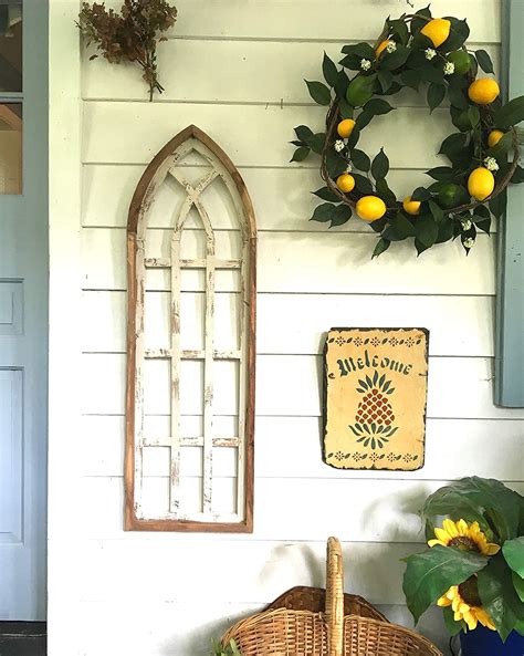 Cathedral Arch Window Frame Farmhouse Cottage