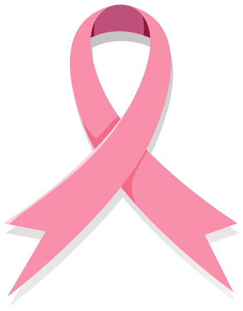 The Breast Cancer Pink Ribbon On White Background 1432684 Vector Art At