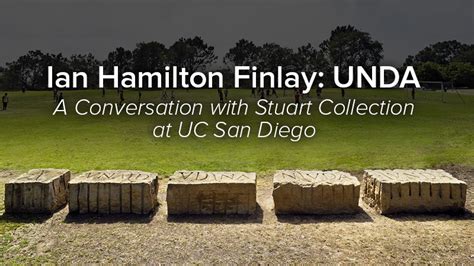 Video Ian Hamilton Finlay Unda A Conversation With Stuart
