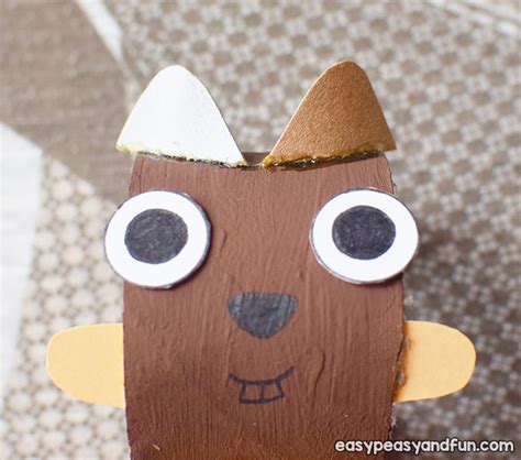 Squirrel Toilet Paper Roll Craft Ôn Thi HSG